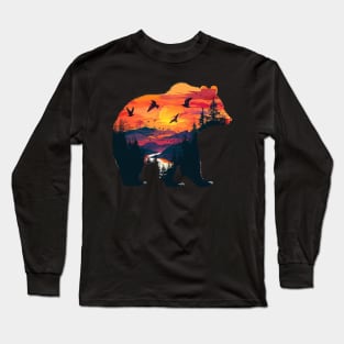Grizzly Bear Salmon Sleuths Long Sleeve T-Shirt